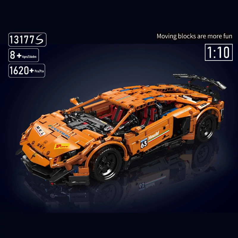 MouldKing 13177S Linbaoginni Aventador SVJ Technic