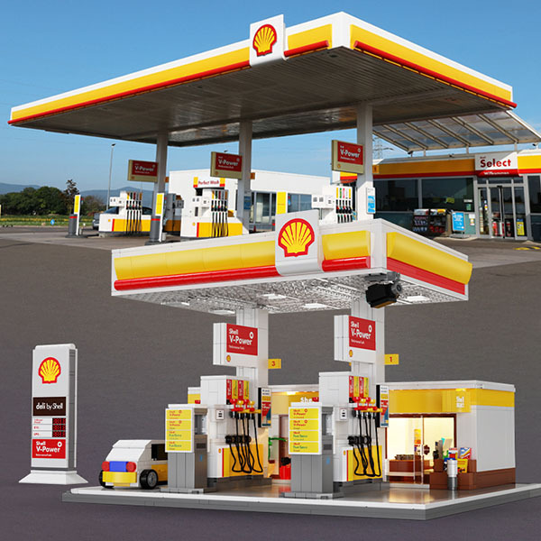 [Deal] CaDA Shell Gas Station Series Creator Expert