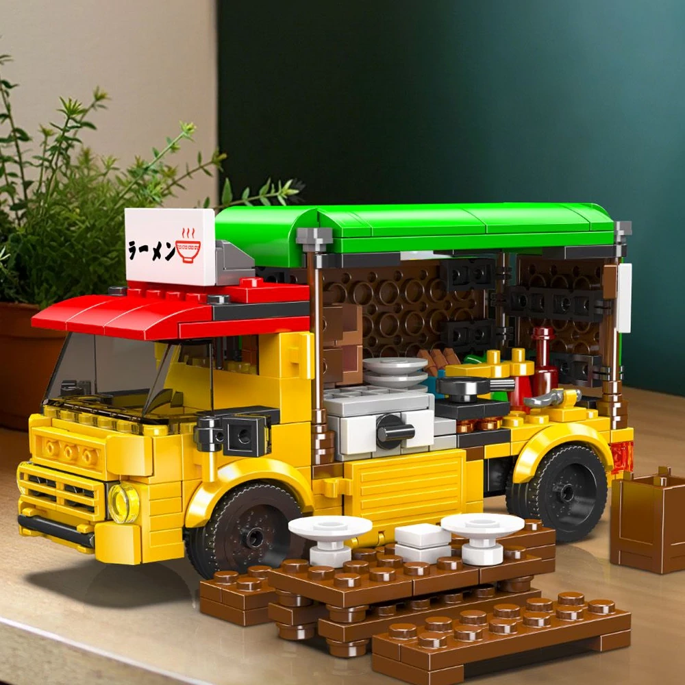 MouldKing 24064 Mobile Ramen Cart Technic