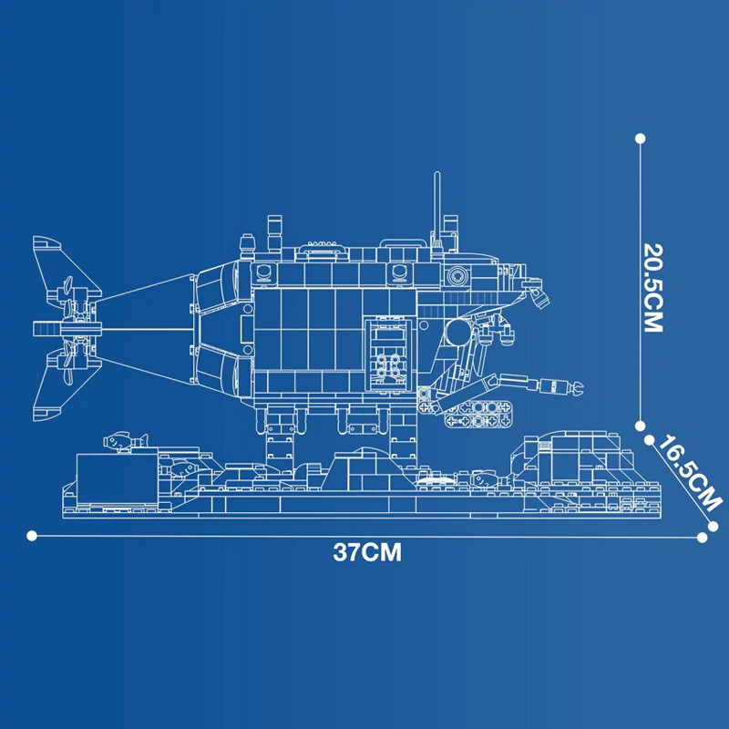Reobrix 33042 JIAOLONG DEEP-SEA MANNED SUBMERSIBLE Military