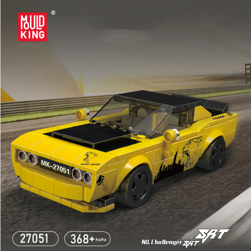 [With Display Box] MouldKing Model Car Super Racers Speed Champions Collection 1