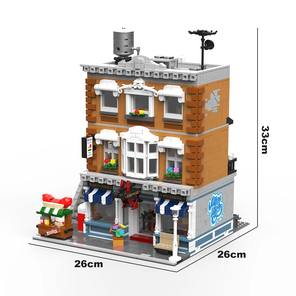 WGC 20010 Hardware Store Fixer Upper House Modular Buildings