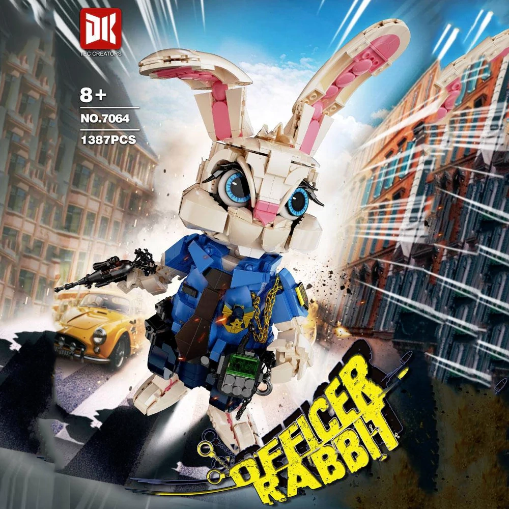 [Pre-sale] DK 7064 Officer Rabbit Movie