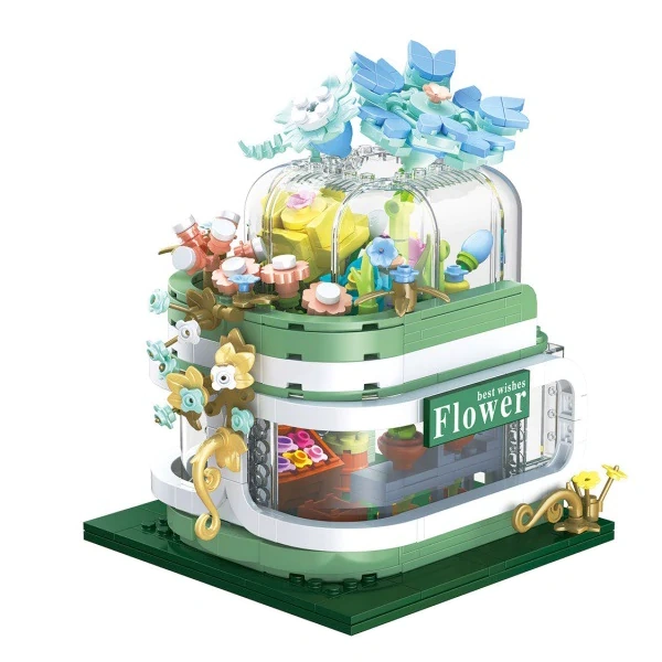 [Mini Micro Bricks] ZHEGAO Flower Hut Modular Buildings