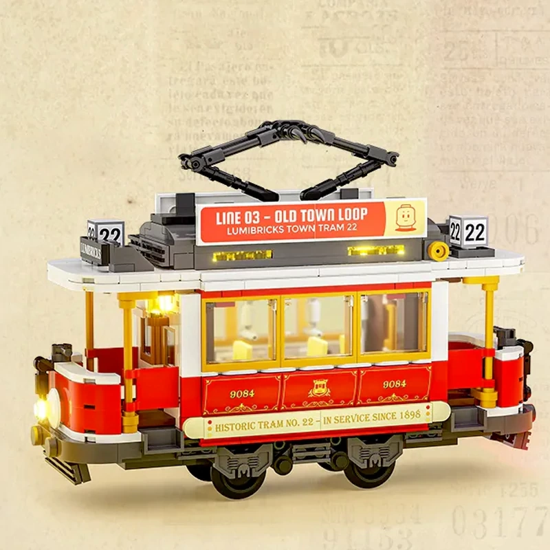 FunWhole L9084 Heritage Tram And Station Technic