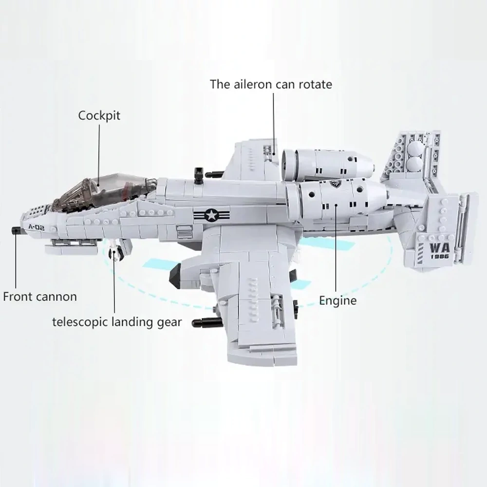 XINGBAO XB-06022 A10 Attack Aircraft Military
