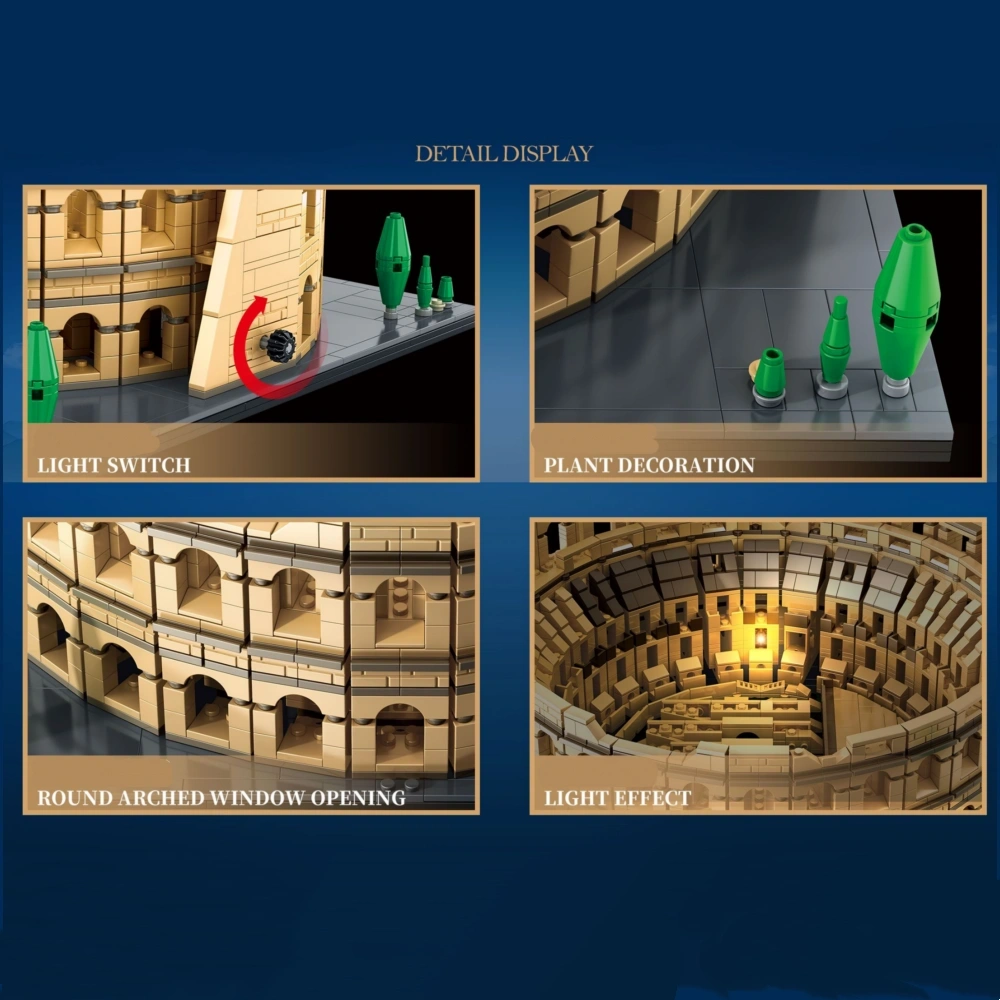 GAOMISI T2152 THE ROMAN COLOSSEUM Modular Buildings