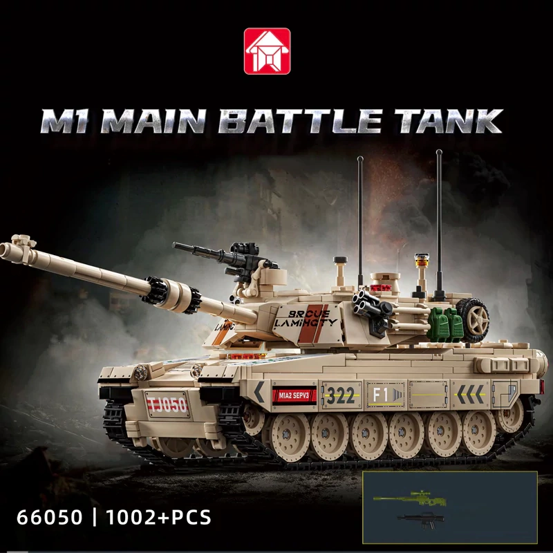 LeYi 66050 M1 MAIN BATTLE TANK Military