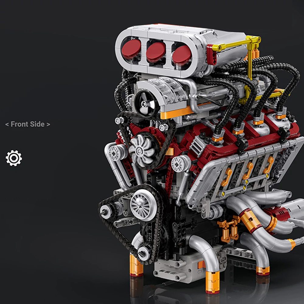 EiKee Y15001 SUPER CAR V8 ENGINE Technic