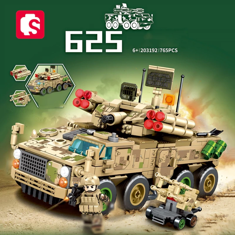 SEMBO 203192 625 Artillery Anti-Aircraft Vehicle Military