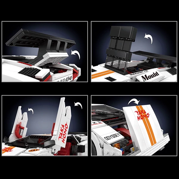 MouldKing 10045S Lamborghini Countach Technic