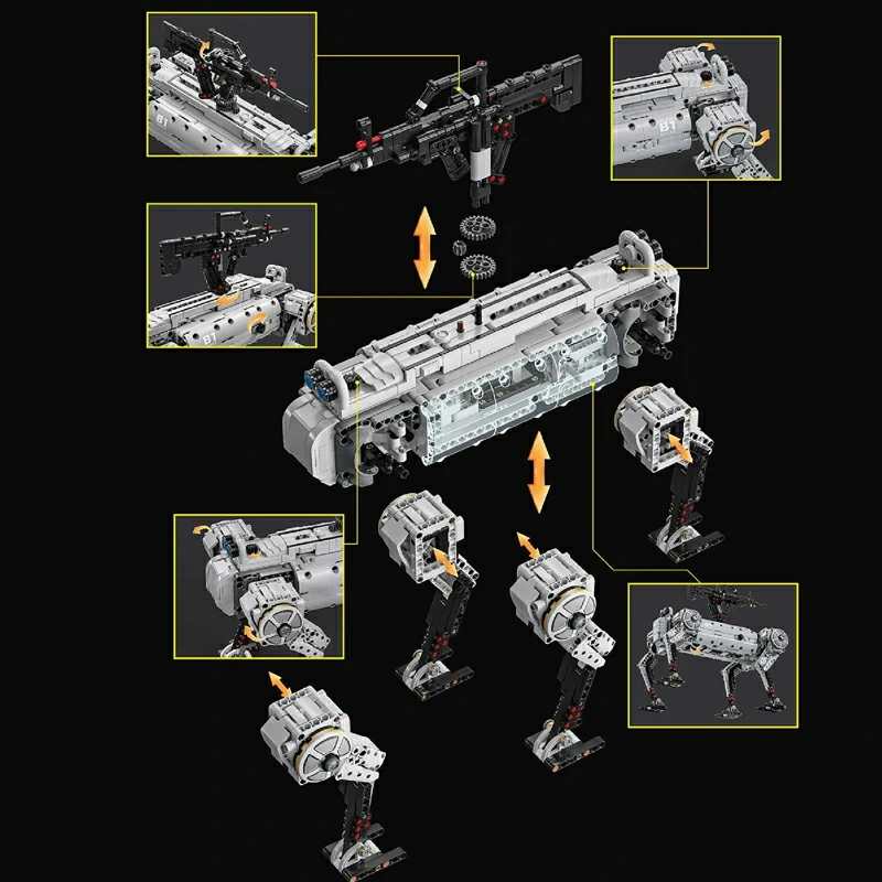 12GO 96009 UNMANNED MECHANICAL DOG Military