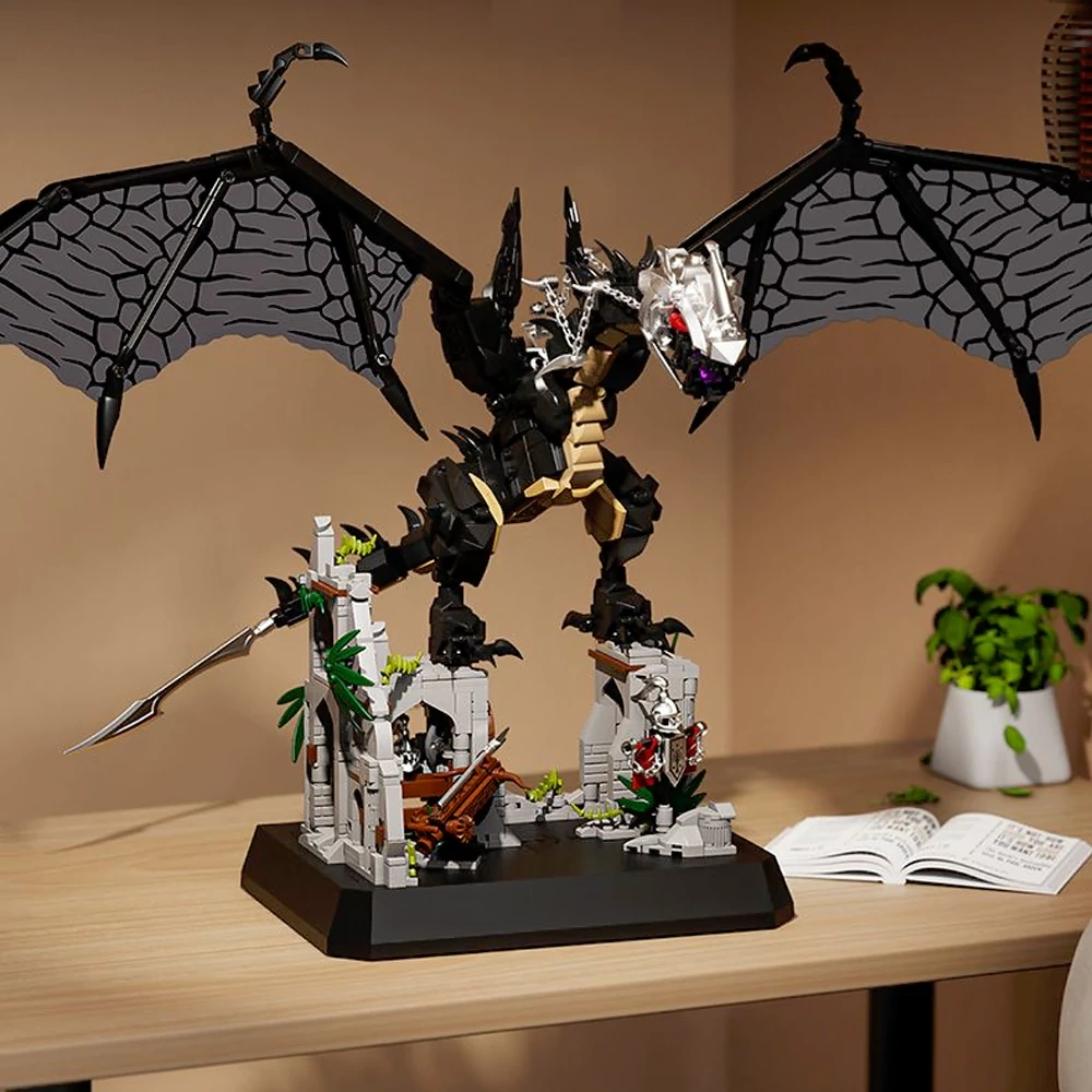 12GO 99002 Black DRAGON Monster Dinosaur