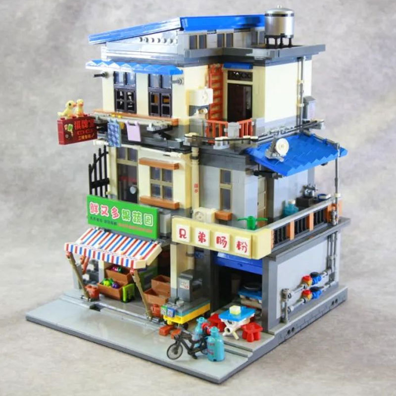 XINGBAO 01037 Creator Series Modular Buildings Breakfast Shop Building Blocks 3180pcs Bricks Toys Ship From China