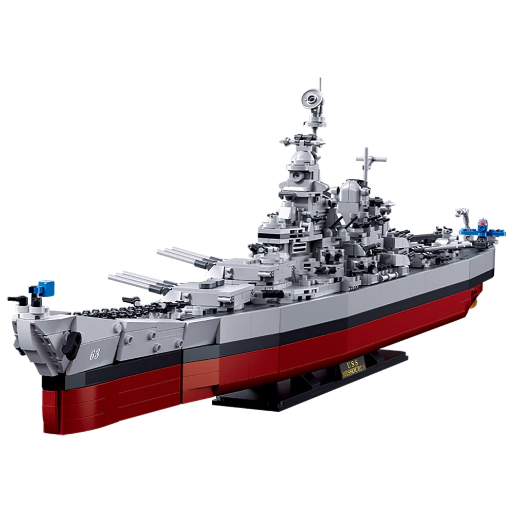 Sluban M38-B1291 USS Missouri S 1:350 Military