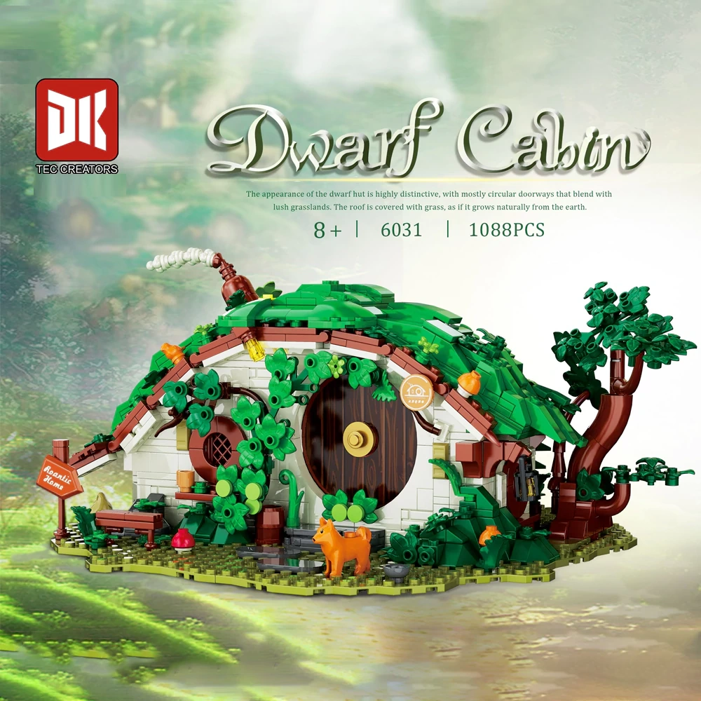 DK 6031 Dwarf Cabin Lego House Set