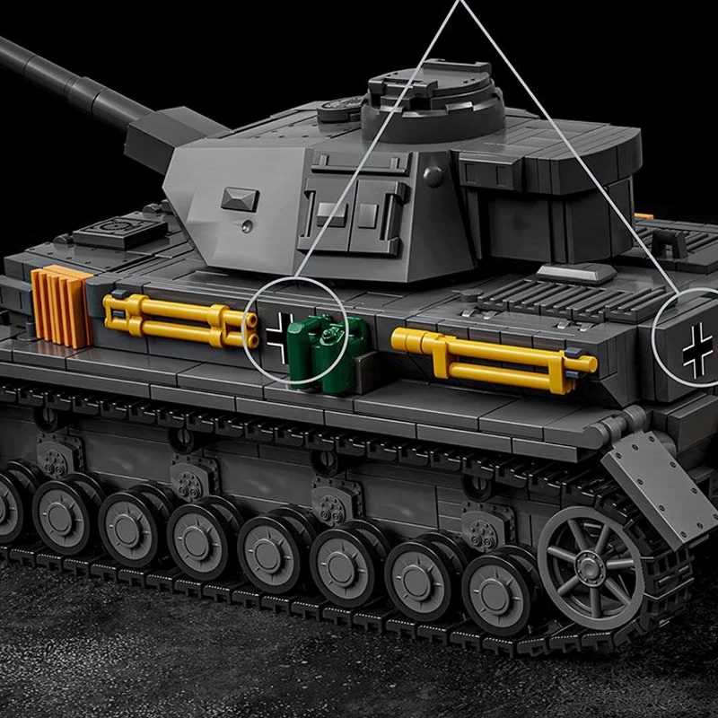 12GO 97003 PZ.KPFW. IV AUSF. F2 Tank Military