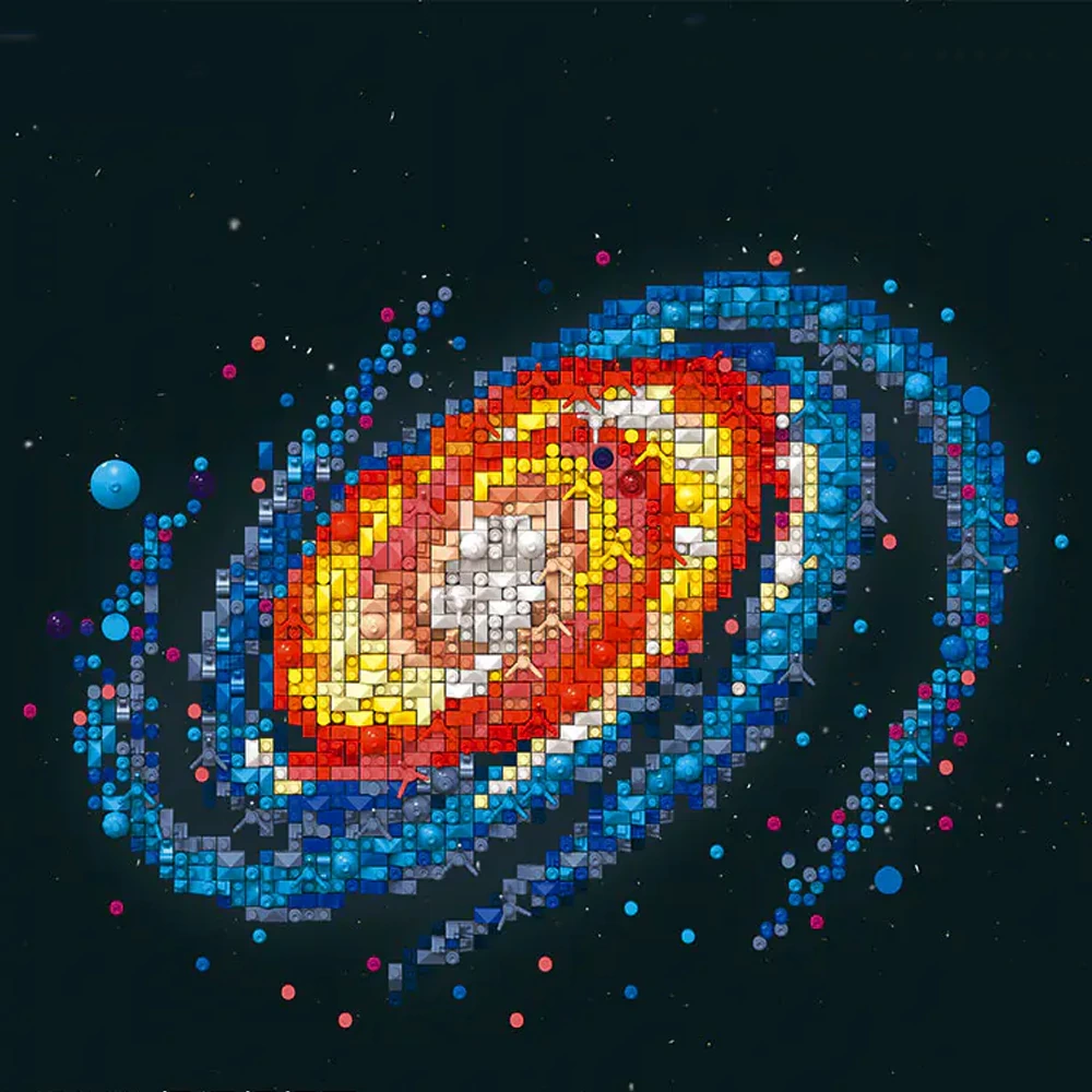 Mini Micro Bricks] ZHEGAO LZ8340 Milky Way Art&Craft