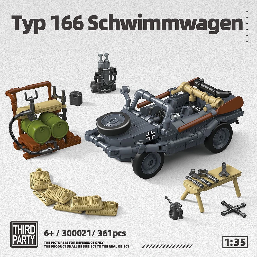 ThirdParty 300021 Typ 166 Schwimmwagen Military