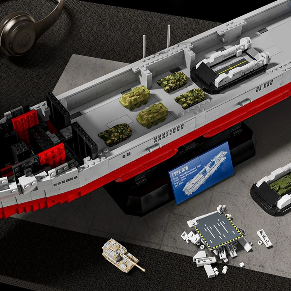 12GO 98013 TYPE 076 AMPHIBIOUS ASSAULT SHIP Military