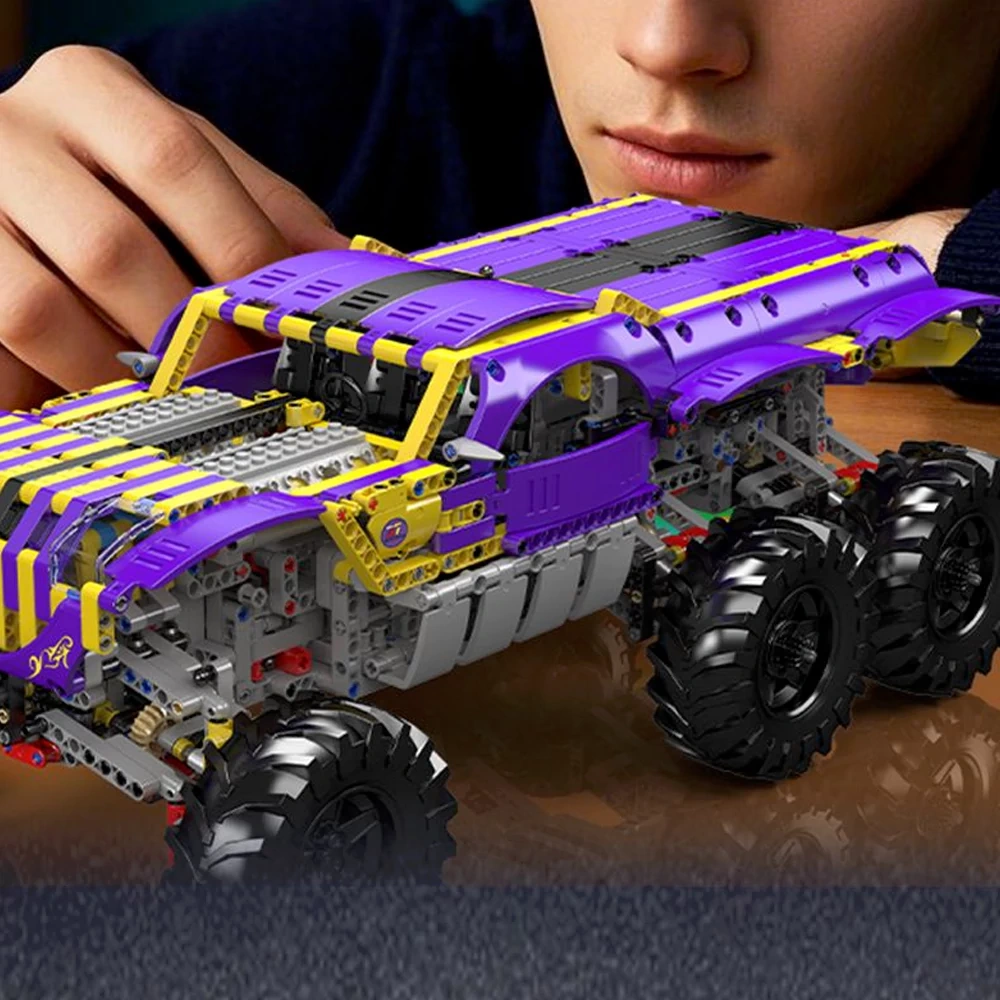 MouldKing 18009 PURPLE GOLD TIGER CLIMBING VEHICLE Technic