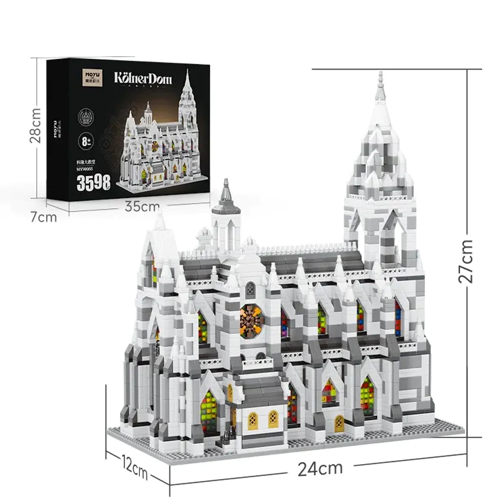 [Mini Micro Bricks] MOYU MY92055 Kölner Dom Modular Buildings
