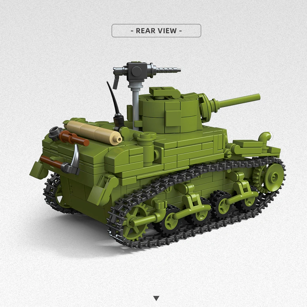 ThirdParty 300020 M3A1 Stuart Tank Military