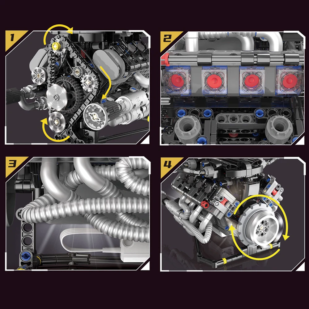 Kaixing K96206 Engine Powered Technic