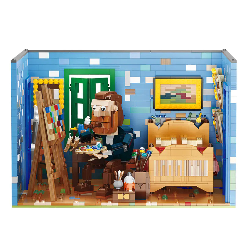 NiceBricks 200616 Creator Van Gogh art master Building Blocks 2643±pcs Bricks from China.