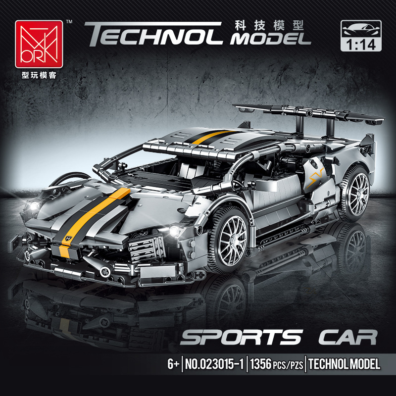Mork 023015 Technology Model Series Rambo Sports Car Bat Model Building Block 1337pcs Bricks Toy From China