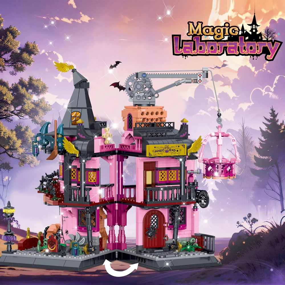 ZHEGAO 611051 Magic Laboratory Modular Buildings