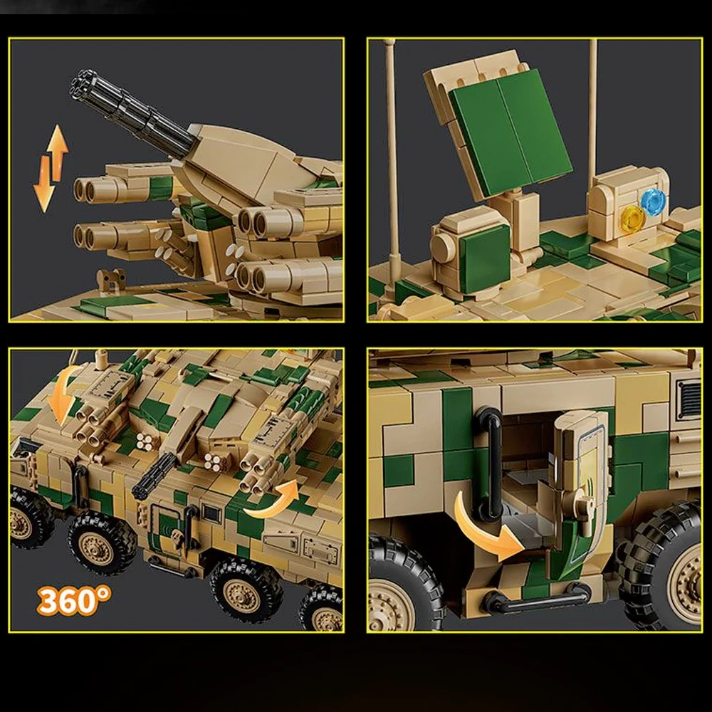 12GO 96010 E-TYPE ANTI-AIRCRAFT VEHICLE Military