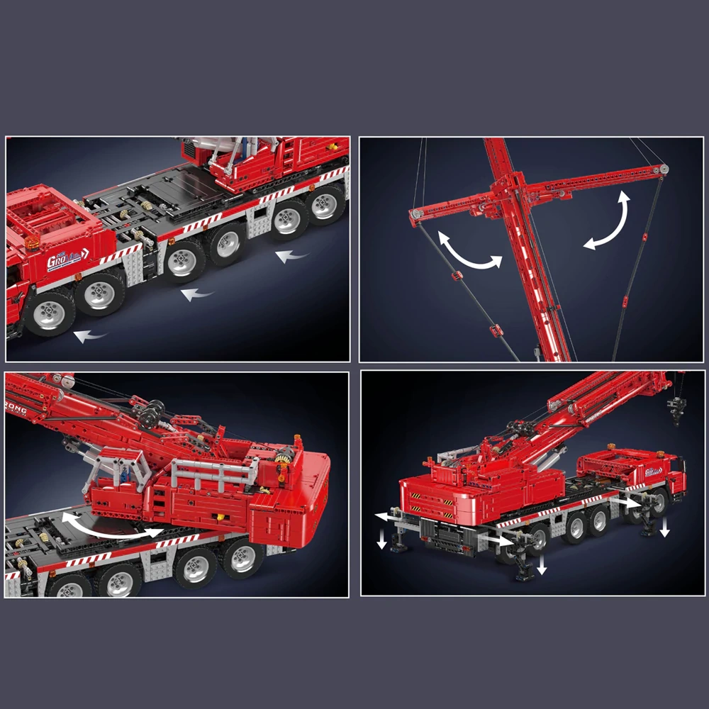 MouldKing 17065 Grove GMK Crane Technic
