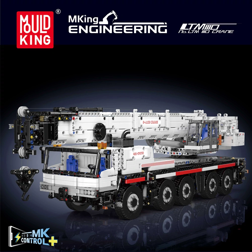 MouldKing 17075 LIM IIIO Crane Technic