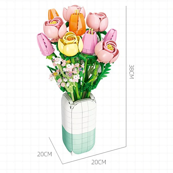 JIESTAR JJ9065 Pink Snow Mountain Creator Expert