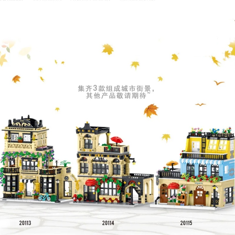 LEGO MOC Mork City Module Series Modular Buildings