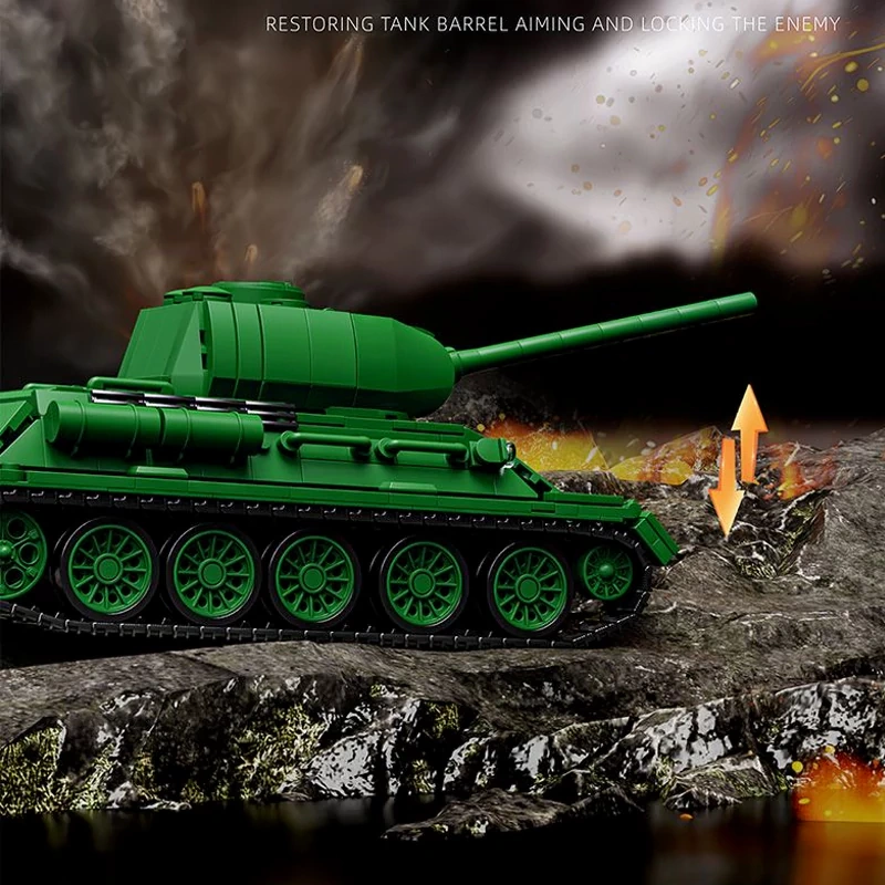 12GO 97007 T34-85 MEDIUM TANK Military