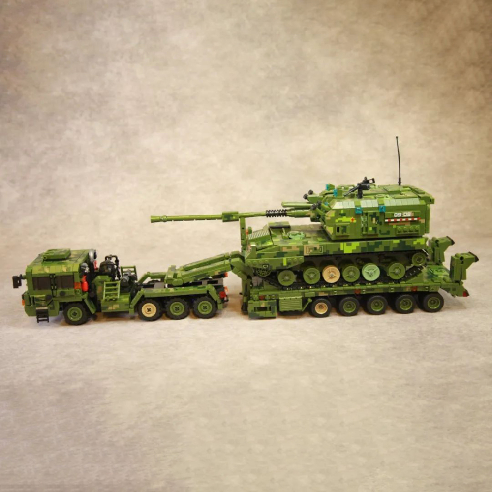 PANLOS 688003 Military 99A Tank Transportation Building Blocks 2784±pcs Bricks from China.