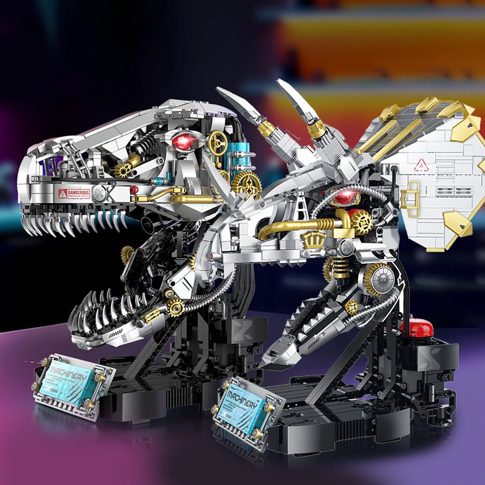 XINZHUAN Mechanical dinosaur skull Monster Dinosaur