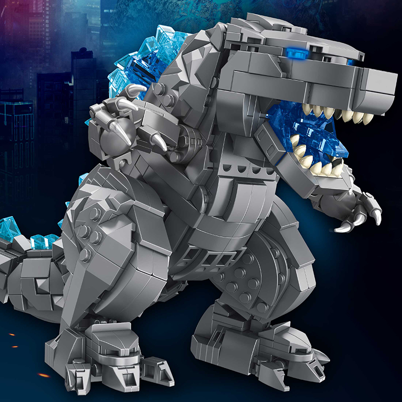PANLOS 687301 Movie & Game Godzilla Building Blocks 853pcs Bricks Toys From China Delivery.