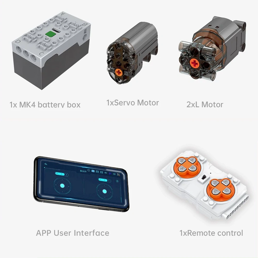 MouldKing 13202 No.K100 Aerodyne Tractor Truck Technic