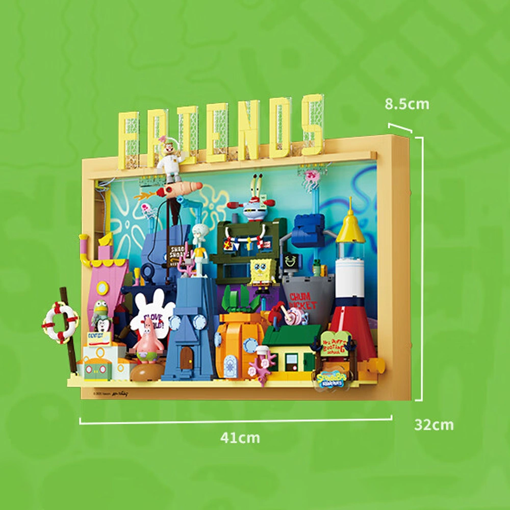 AREA-X AB0083 SpongeBob SquarePants Bikini Bottom Paradise Movie