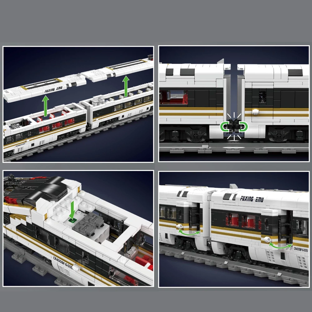 MouldKing 12015 Fuxing EMU Technic