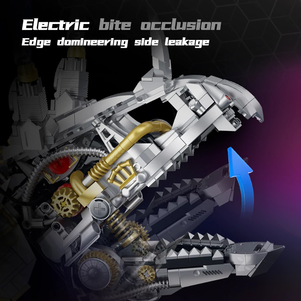 XINZHUAN Mechanical dinosaur skull Monster Dinosaur