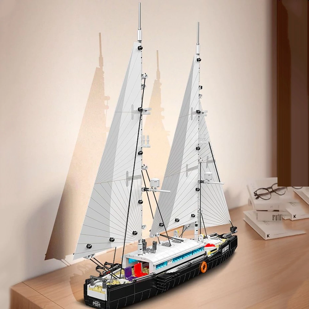 MouldKing 10194 Modern Twin-Masted Sailboat Technic