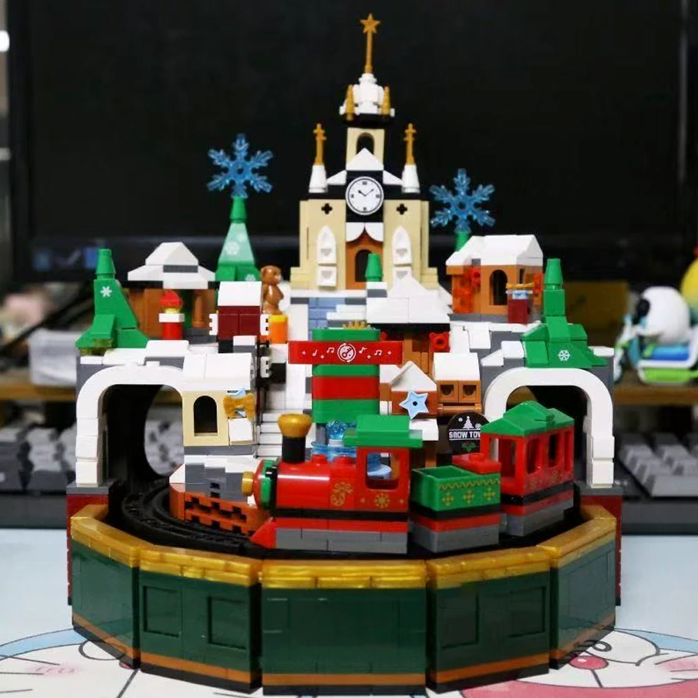 XINGBAO XB-18020 Christmas Castle Music Box Christmas