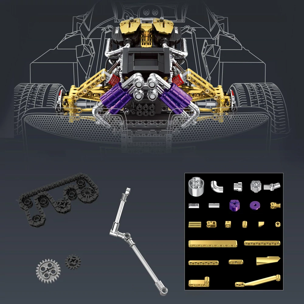 Eikee Y15004 V12 ENGINE Technic