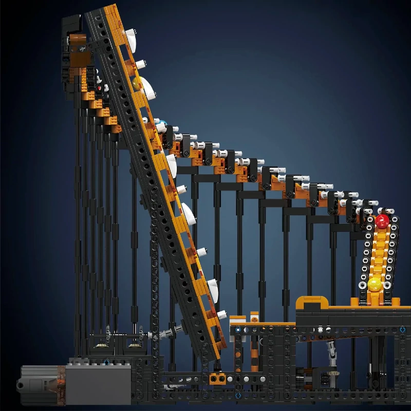 [With Motor] MouldKing 26008S Great Ball Contraption：Harp Track Technic