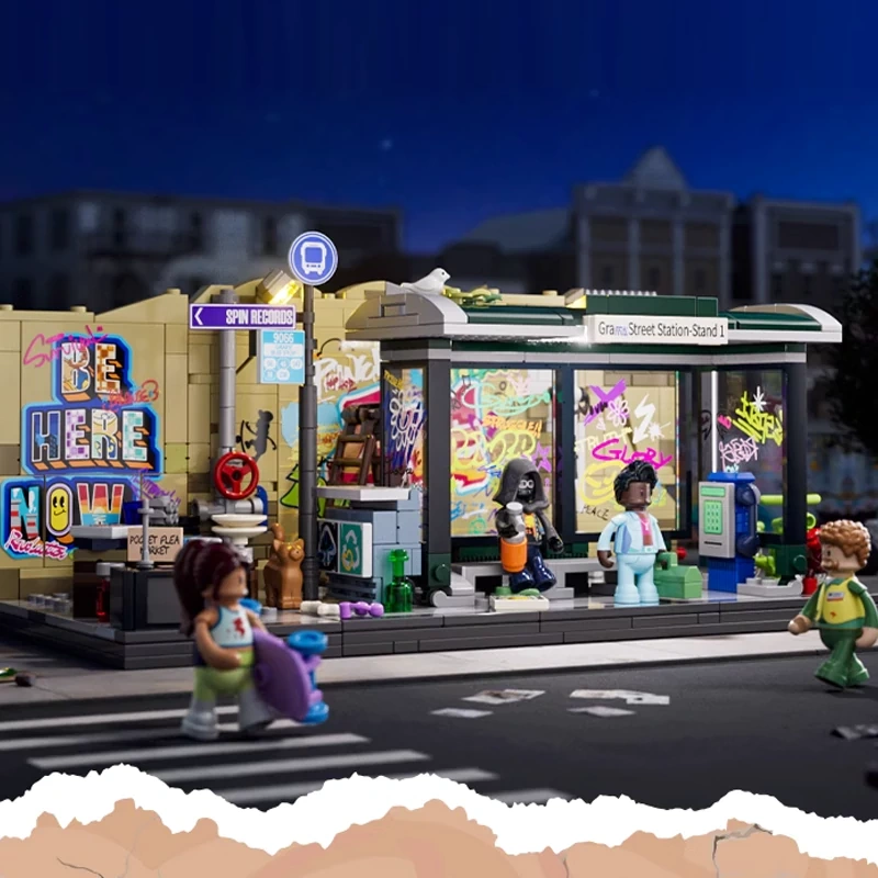 FunWhole F9066 Graffiti Bus Station Modular Buildings Europe Warehouse Express