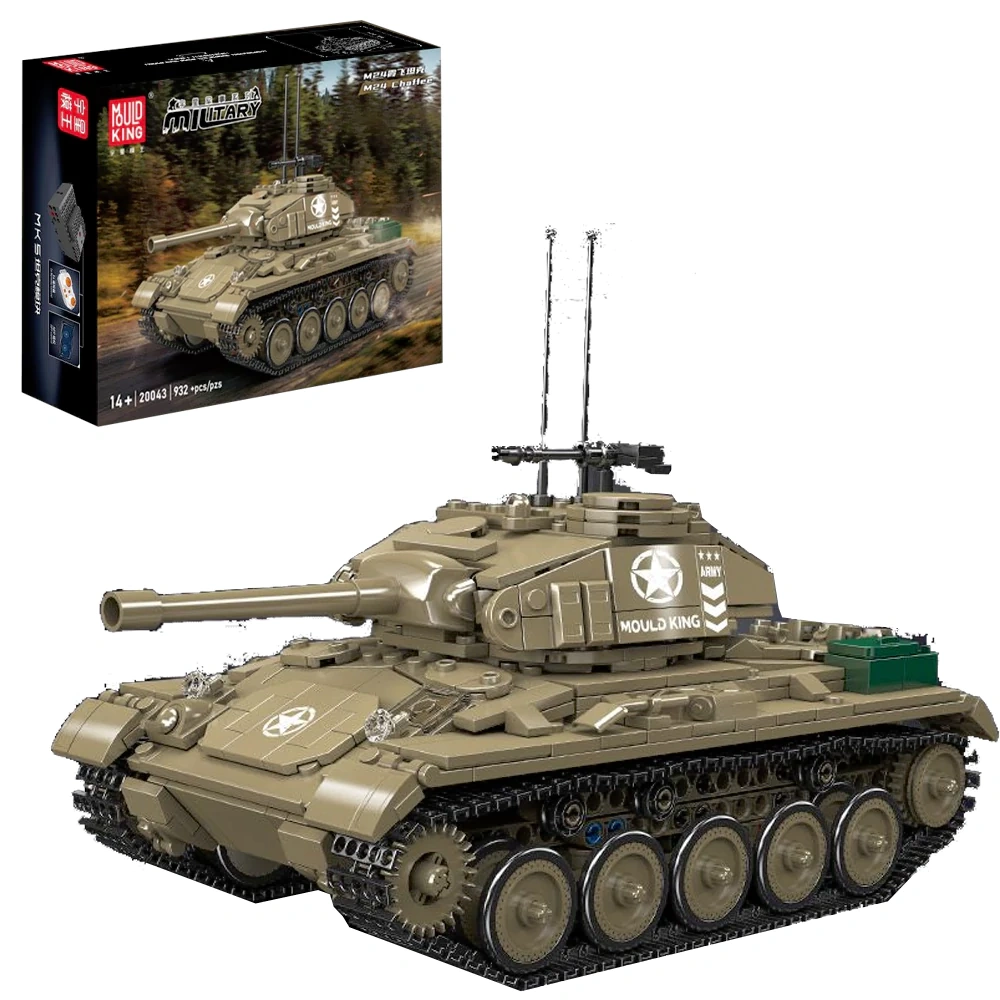 MouldKing 20043 M24 Chaffee Tank Military